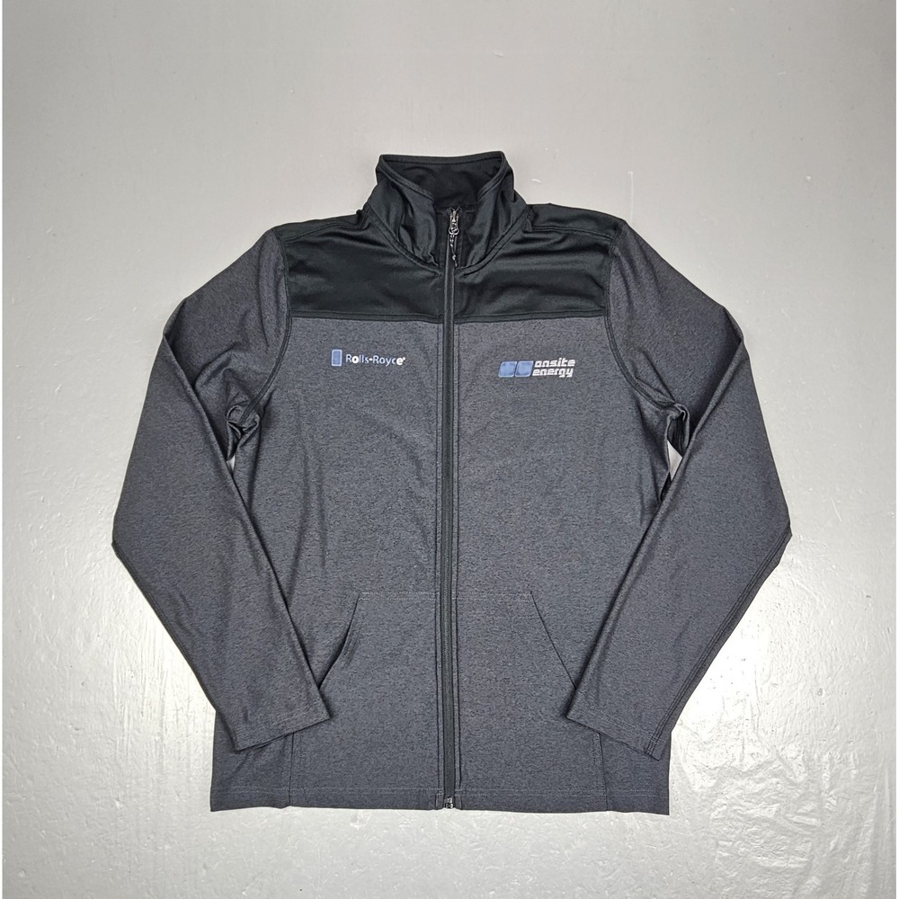 Rolls Royce Trimark Jacket Mens Medium Gray Full Zip Onsite Energy‎ Automotive